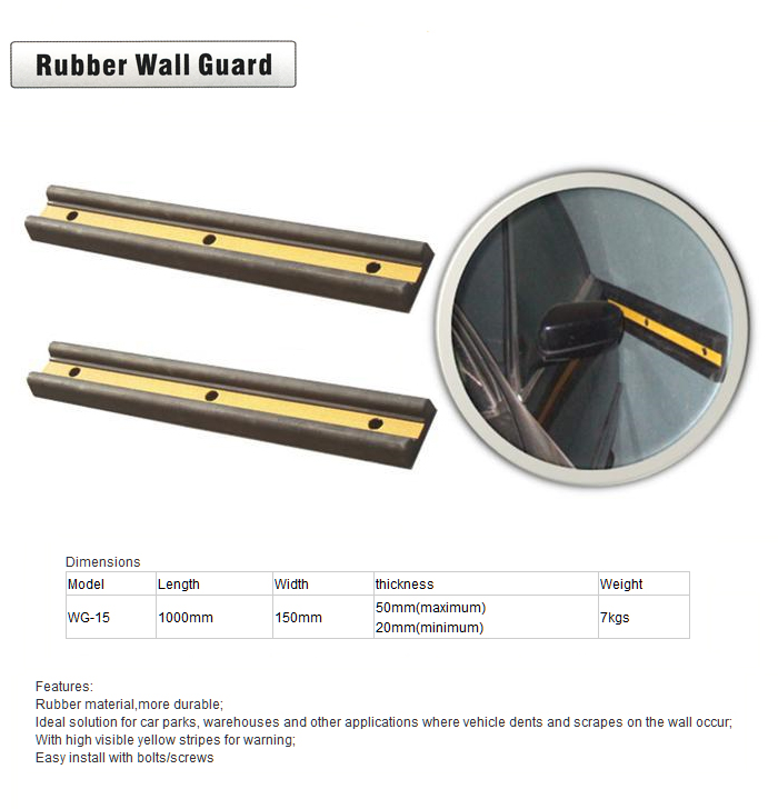 rubber wall guard